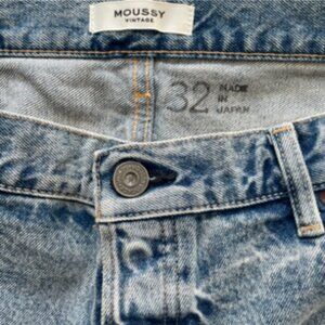 Moussy  Faded Straight Leg Jeans